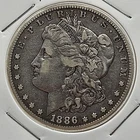 1886-S Morgan Silver Dollar $1 Better Date 90% Silver Nice Detail Semi Key