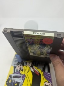 Dick Tracy NES (Nintendo Entertainment System, 1990) Game And Box, Tested