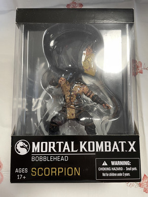 MORTAL KOMBAT X SCORPION BOBBLEHEAD MEZCO TOYS NEU OVP WARNER BROS