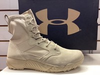 Under Armour UA Jungle Rat Desert Sand Suede / Nylon Combat /Army Boots UK 13
