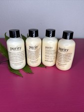  4 NEW Philosophy Purity Made Simple One Step Facial Cleanser 3 oz each Sealed