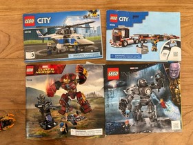 LEGO Bulk Lot Marvel Super Heroes, City Hulkbuster,War Machine,Police, Star Wars
