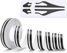 Car Vinyl Pinstriping Solid Tape, Automotive Accessories Pinstrip Color: Black
