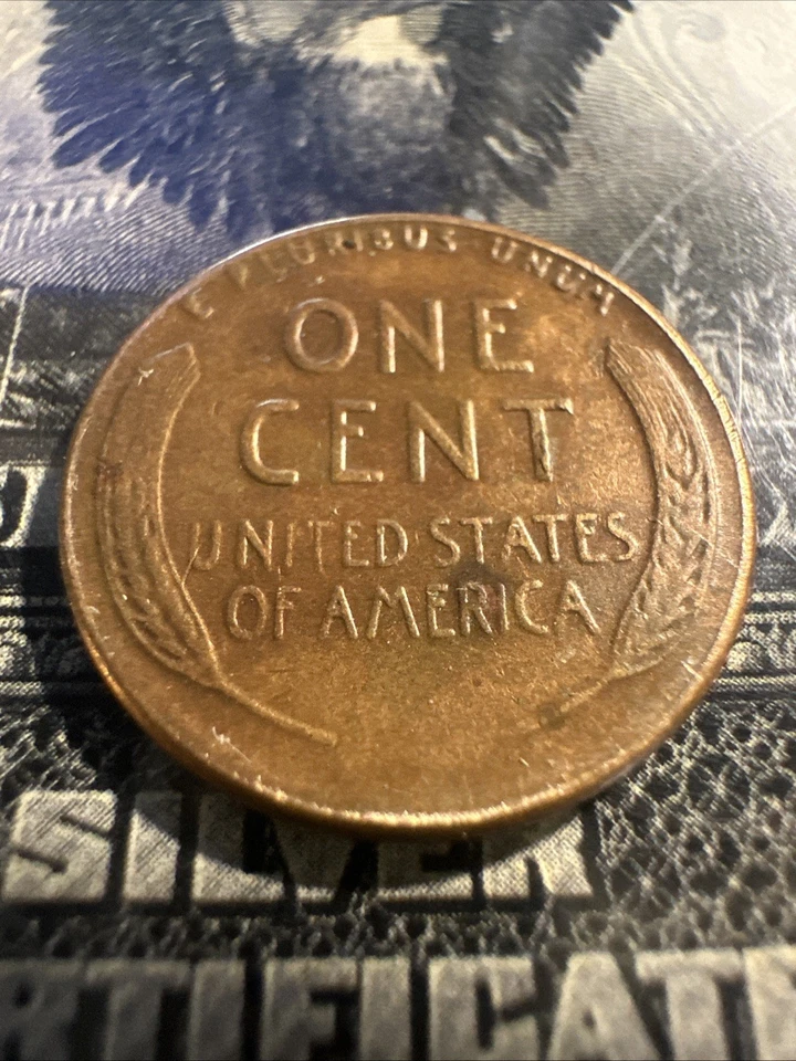 1955 Lincoln DDO Error & Die Break Rev. On The (T) In Cent (Lot 97) See Photos - Image 2 of 4