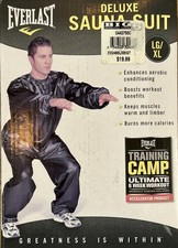 NEW EVERLAST  Deluxe Sauna Suit   2 Piece Adult Size LG/ XL Oversized Fit NIB