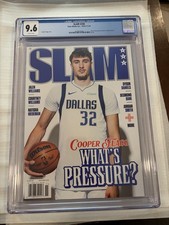 TOP POP! 2025 SLAM Magazine Cooper Flagg #258 Newsstand Mavericks Rookie CGC 9.6