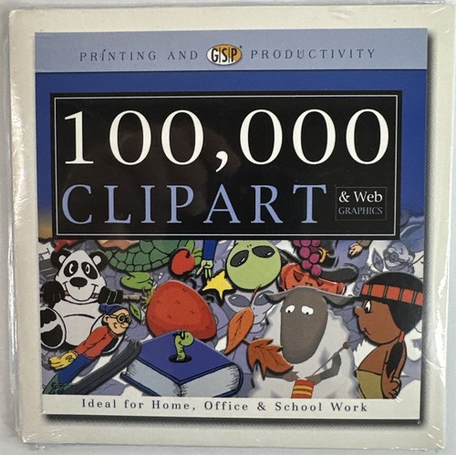 100.000 Clipart Software ~ Clip Art Web Grafica PC CD ROM Windows 95 98 XP Nuovo - Foto 5 di 5
