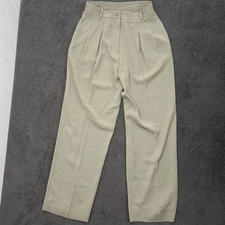 Vintage RENFREW Dressing Women’s Pants Size 8 Beige High Waisted Tapered 
