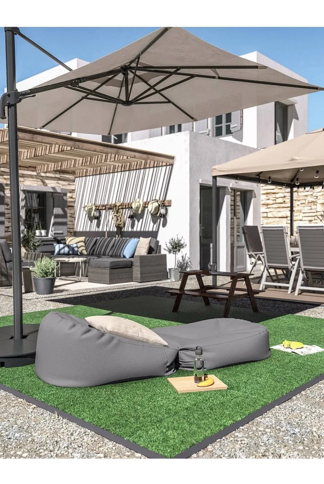 IKEA SEGLARÖ Sonnenschirm Hängesonnenschirm, Beige, Neu Und OVP - Bild 2 von 4