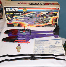 RARE Cobra Mamba 1987 GI Joe ARAH VTG Box Vehicle 100  complete w pilot viper