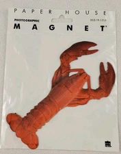 Lobster Fridge Photographic Magnet Paper House Productions Made in USA 5.5"  New