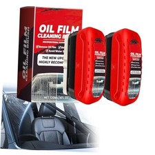 2 Pieces Glass Emulsion Automotive Oil Film Cleaning Brush 2026 for Car