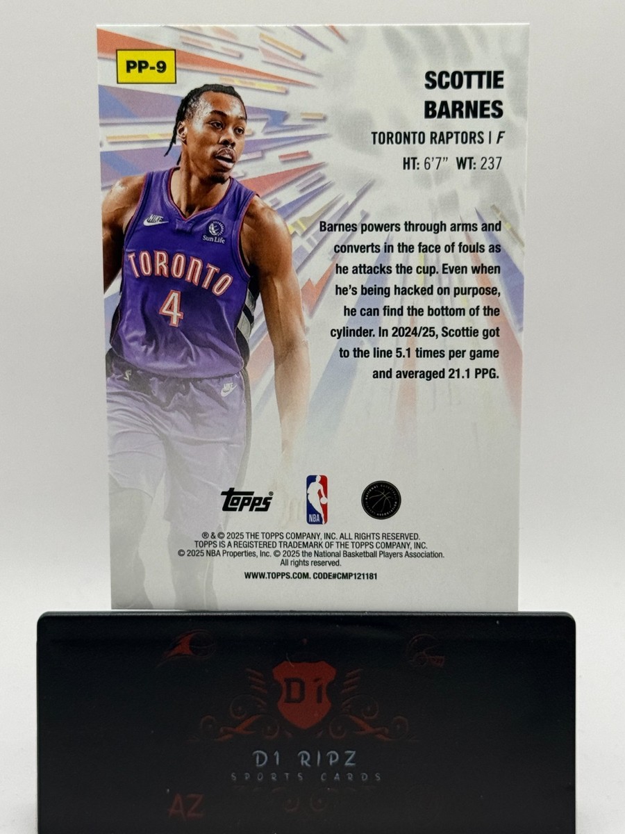 2025-26 Topps Flagship Power Players Scottie Barnes #PP-9 | eBay