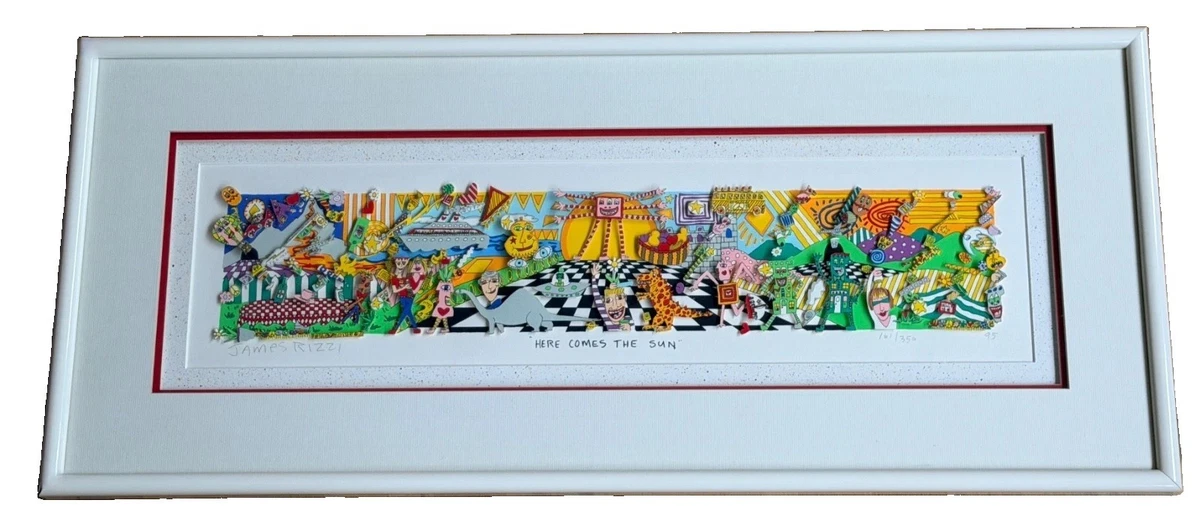 James Rizzi 3Ｄシルクスクリーン HOT DIGITY DOG 25+ rizzi for sale | Updated Oct 2026