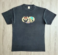 Vintage 90s FLIP Skateboards Shirt L Skate Birdhouse Baker Hook-Ups Weed Cheech