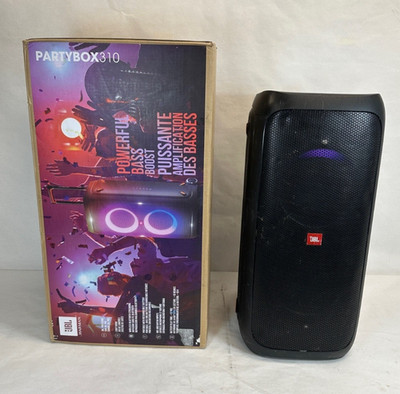 Used- JBL PartyBox 310 Portable Bluetooth Speaker- DAMAGED -FREE S/H