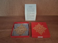 Metropolitan Museum Of Art Mma 1990 Gold Plated Star Ornament