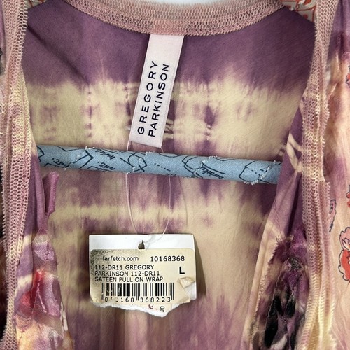 Gregory Parkinson x Anthropologie sateen resort wear pullover dress large $348 - Picture 3 of 9