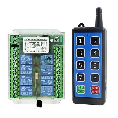 Compact Product 8-Channel Wireless RF433MHz Remote Control Switch Relay Module