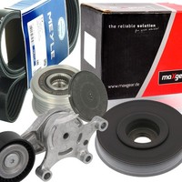 Meyle 6PK976 Keilrippenriemen-Satz + Spanner Riemenscheibe FüR Ford Fiesta Volvo