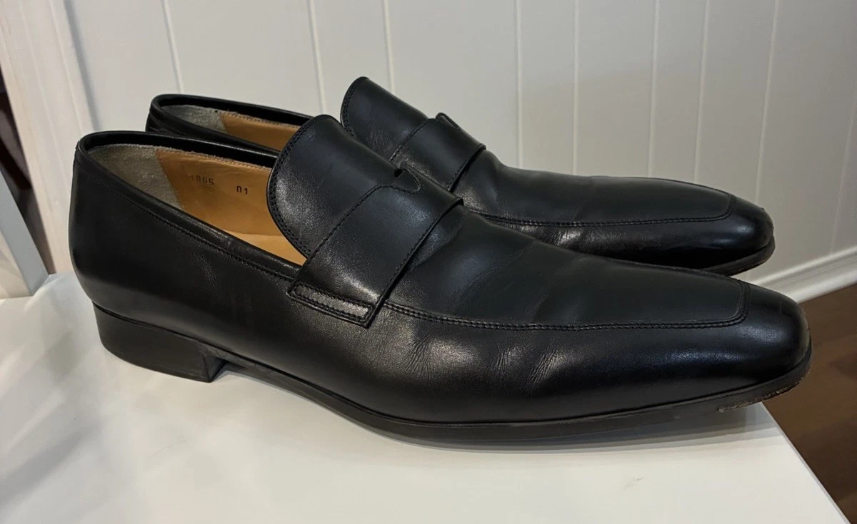 Santoni Loafer Black Casual Shoes for Men for sale | eBay display picture 2