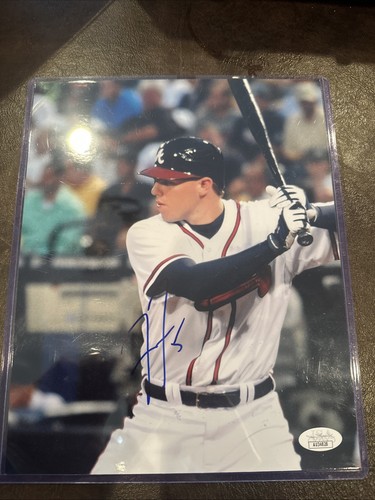 Freddie Freeman Auto Autograph Autographed Signed 8x10 Photo JSA COA Rare AU34828 