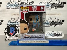 CHRISTIAN PULISIC USA SOCCER USMNT 69 SIGNED AUTOGRAPHED FUNKO POP-BECKETT BAS