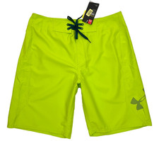 Under Armour NEW NWT Storm 1 Boardshorts Heatgear Loose Neon Board Short Mens 34