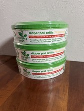 Nursery Fresh Diaper Pail Refills 3-Pack 7-Layer Bags Fits Diaper Genie Elite