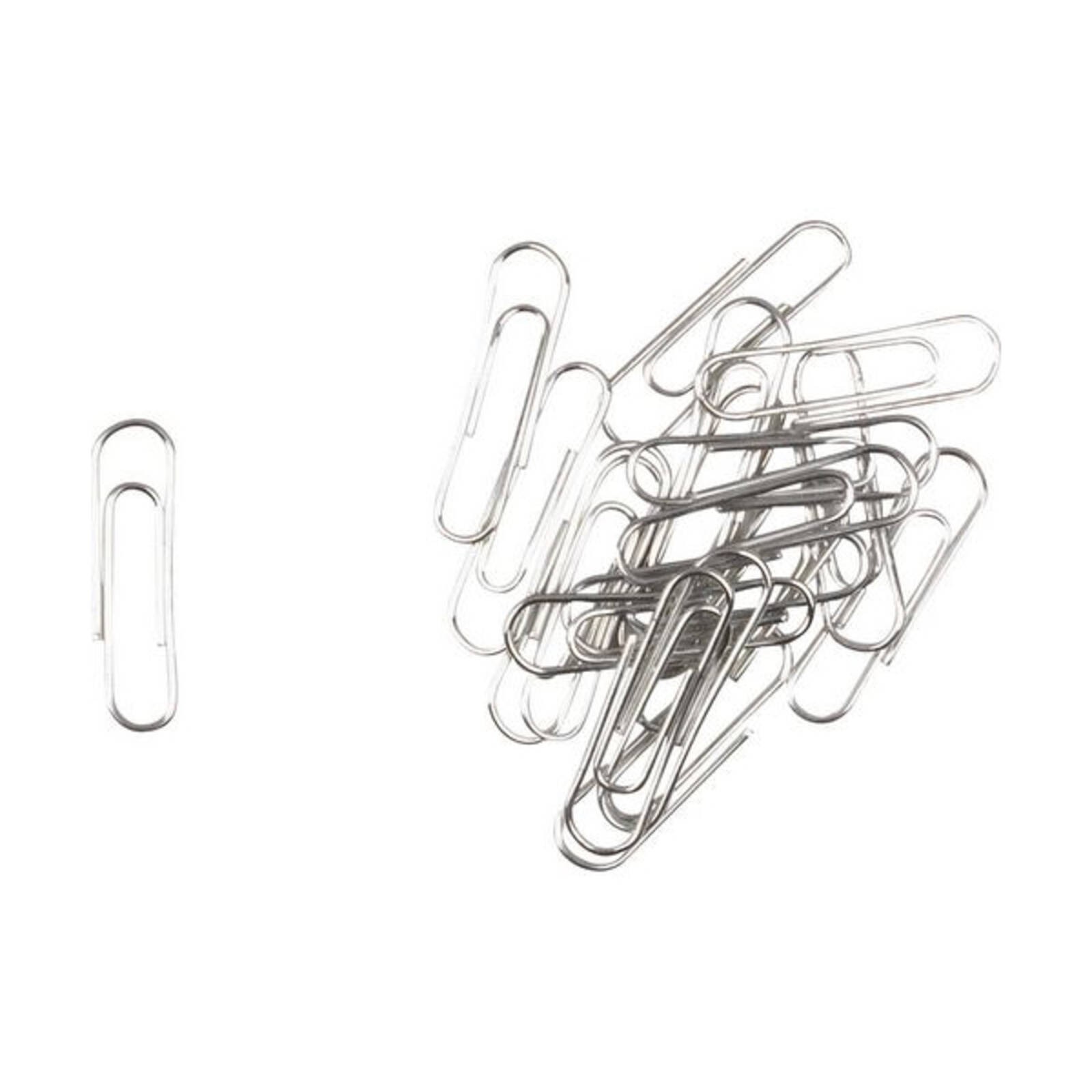Viking Paper Clips Round 30mm Silver Pack of 100 (9012167)
