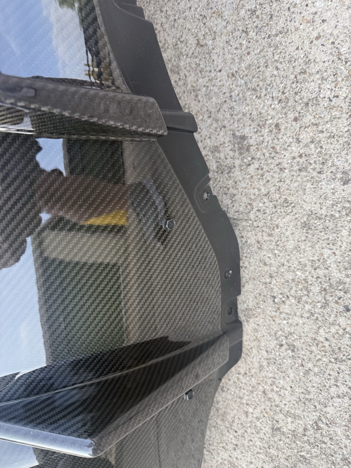 Lamborghini Huracan LP610-4 Rear Bumper Cover 2015 - 2019 OEM With Carbon Fiber