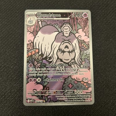Houndstone 145/132 - Illustration Rare - Mega Evolution Base Set