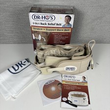 DR HO'S 2 in 1 Decompression Belt Back Pain Relief Lumbar Open-Damaged Box