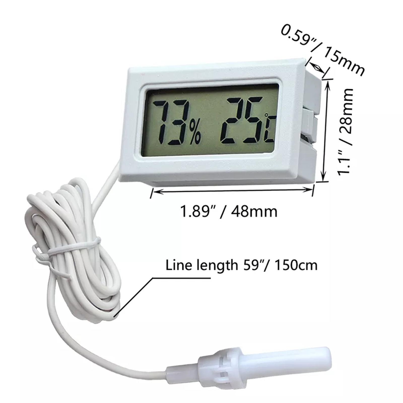 Mini Thermometer Hygrometer ThermoHygrometer Terrarium Digitalmit