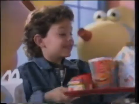 McDonald's 1996 DISNEY MASTERPIECE Video Box FIGURE Character YOUR