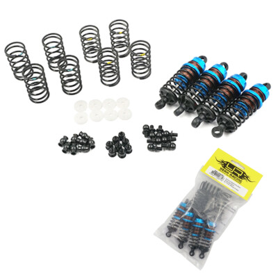 Yeah Racing BBG-0060BU Alum Big Bore Go 60mm Damper (4) Blue : 1/10 Touring Car