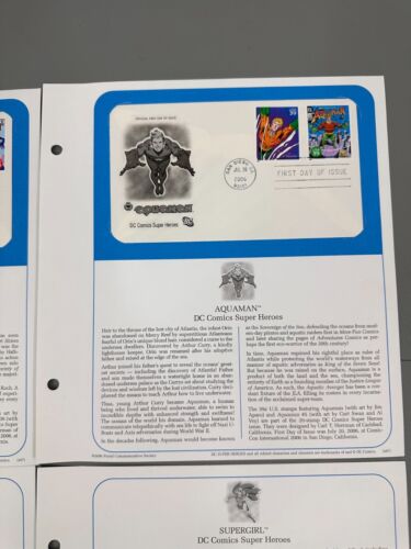 DC Comics First Day Issue Stamped Envelopes Lot Postal Commemorative Society - Picture 3 of 5