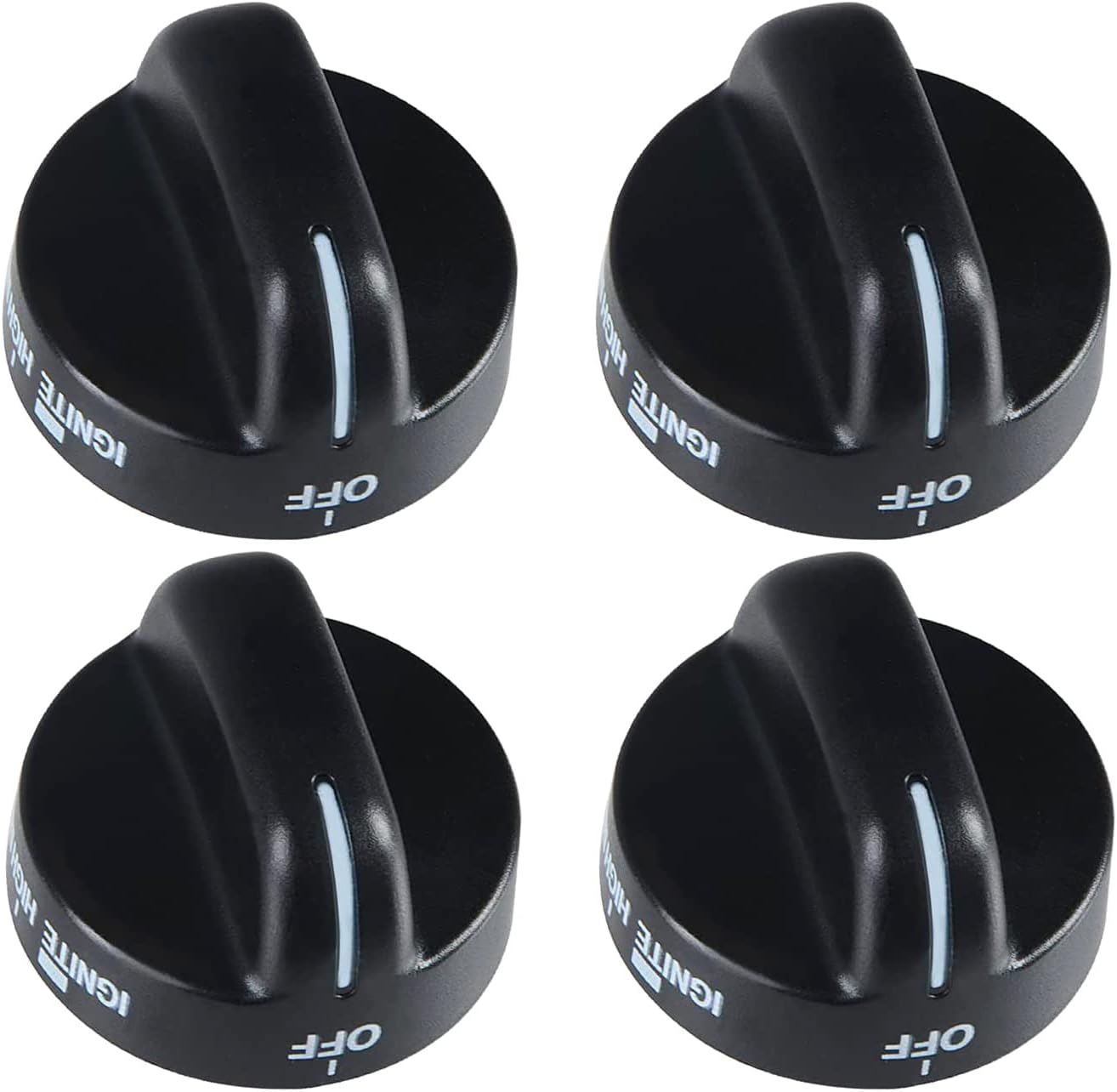 Whirlpool Gas Stove Replacement Range Control Knobs Black 8273103