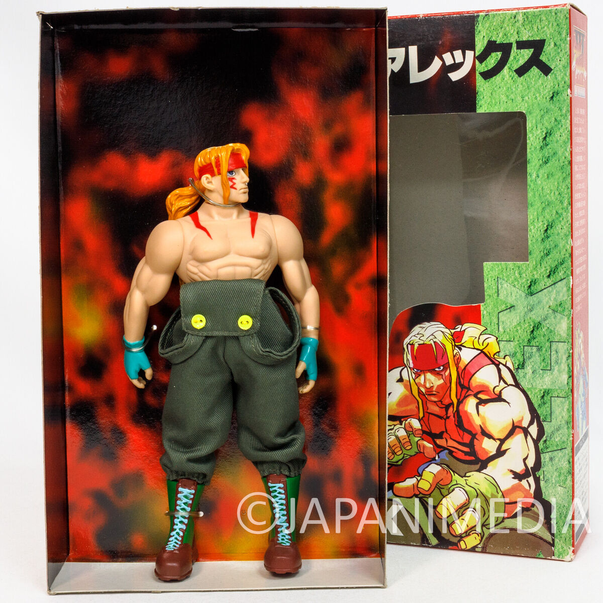 Street Fighter III 3 Alex Soft Vinyl Figure JAPAN GAME Street Fighter III 3 Alex Soft Vinyl Figure JAPAN GAME