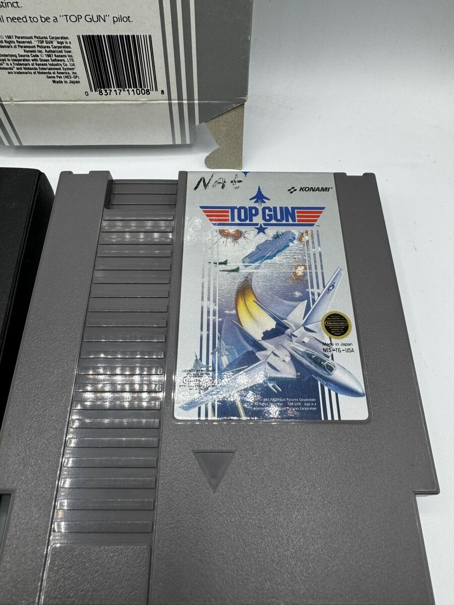 Top Gun (Nintendo NES, 1987) Complete - Untested - Authentic Top Gun (Nintendo NES, 1987) Complete - Untested - Authentic