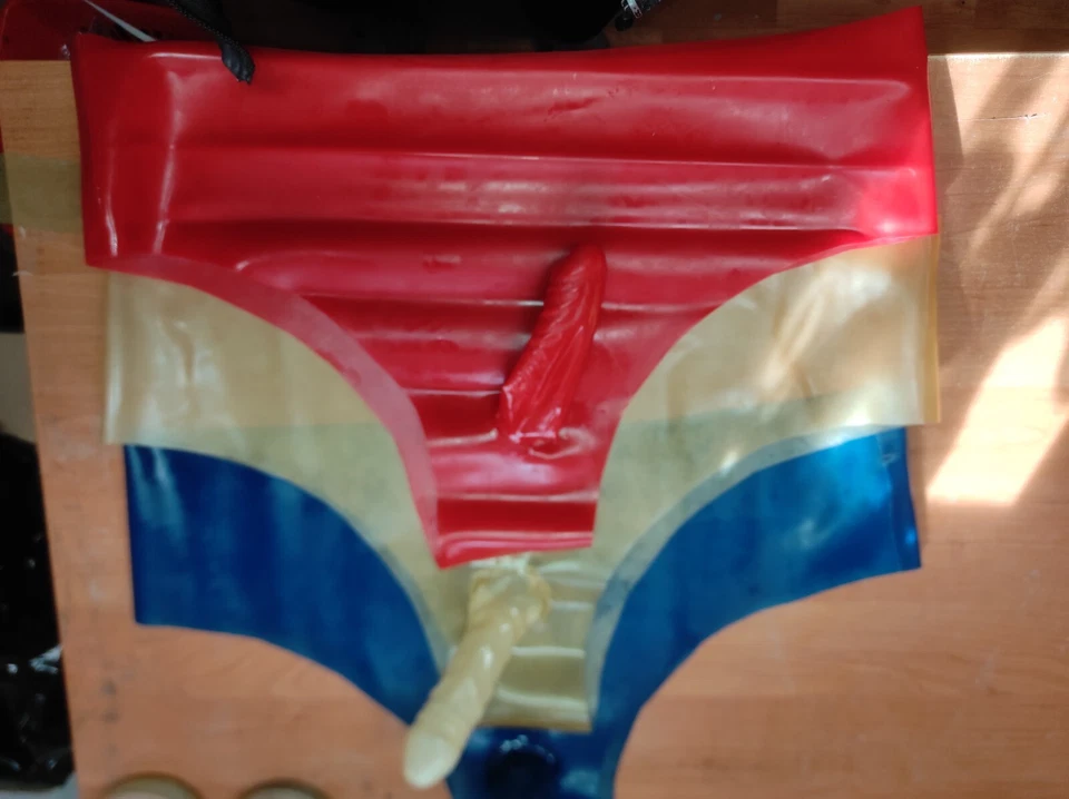 Shorts pants slips strings mehrere Farben latex-gummi 100% BOLINGIER POLAND - Bild 4 von 4