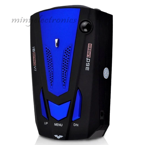 360-degree automotive 16-band V7 GPS speed safety radar detector voice alert - Picture 3 of 6