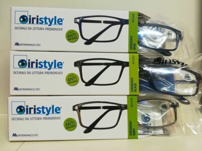 Iristyle Montefarmaco occhiali da lettura con lenti antiriflesso -Farmacia  Succi | eBay