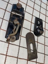 Vintage Stanley 6" Wood Block Plane No 9 1/4 Made In USA 1 5/8 hole
