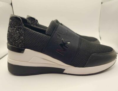 Michael Kors FELIX Wedge Scuba Mesh Sneaker Shoes