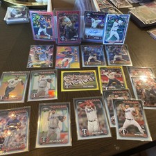 2024 Topps Chrome & More: Evan Carter RC X4 Jung TEXAS RANGERS x19 Card Team Lot