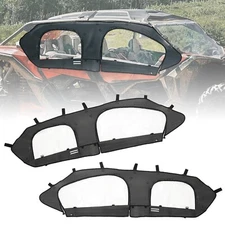 For Can-Am Maverick X3 MAX Soft Cab Enclosure Upper Door Panels 4-Seater 2017-26