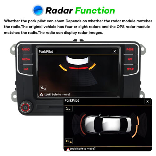 For VW MQB POLO 6C 6.5" RCD330 RCD360 MIB Carplay Android Auto Radio Stereo BT - Picture 17 of 20