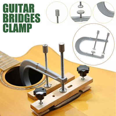 Acosutic Guitar Bridges Clamp Alloy Fixture Clip for Guitar Maker Luthier