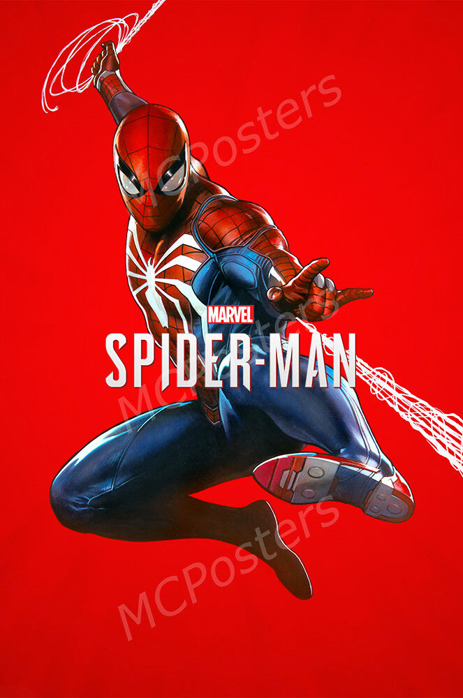 Marvel Spider-Man POSTER PS4 XBOX ONE Premium POSTER MADE IN USA - NVG262